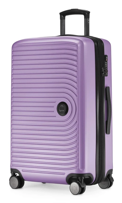 Hauptstadtkoffer Mitte - Medium-Sized Hard-Shell Suitcase, TSA, 4 Wheels, Check-in Luggage with 8 cm Volume Expansion, 68 cm, 88 L, Lilac