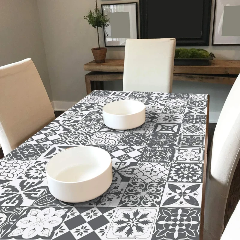 Ambiance Sticker Self-Adhesive Furniture and Tables Tile Stickers for Kitchen and Living Room Decoration Willema - Pack of 60 Stickers of 20 x 20 cm