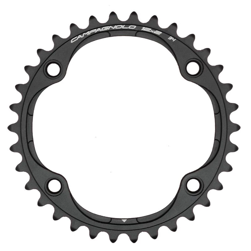 Campagnolo Super Record x12 Chainring, Black, 34T Inner