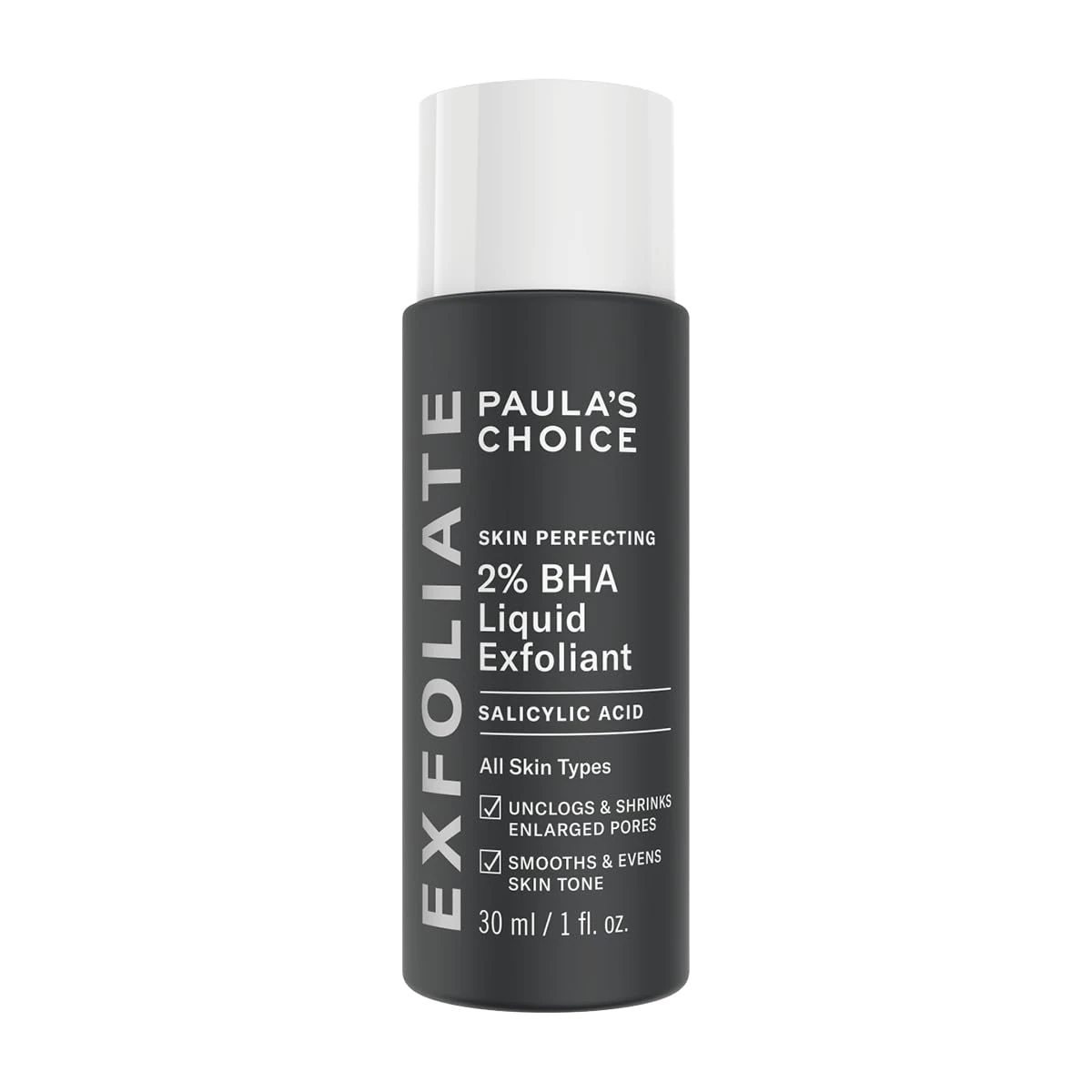 Paula's Choice SKIN PERFECTING 2% BHA Liquid Exfoliant - Face Exfoliating Peel Fights Blackheads & Enlarged Pores - for a Healthy Glow - with Salicylic Acid - Combination & Oily Skin - 30 ml