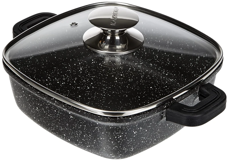 Kamberg 8101 Square Casserole Pot Cast Aluminium Induction