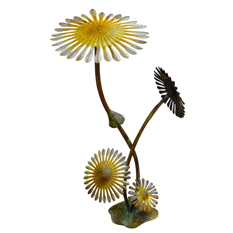 Kreatif Kraft 84174 Sunflower Metal Garden Ornament