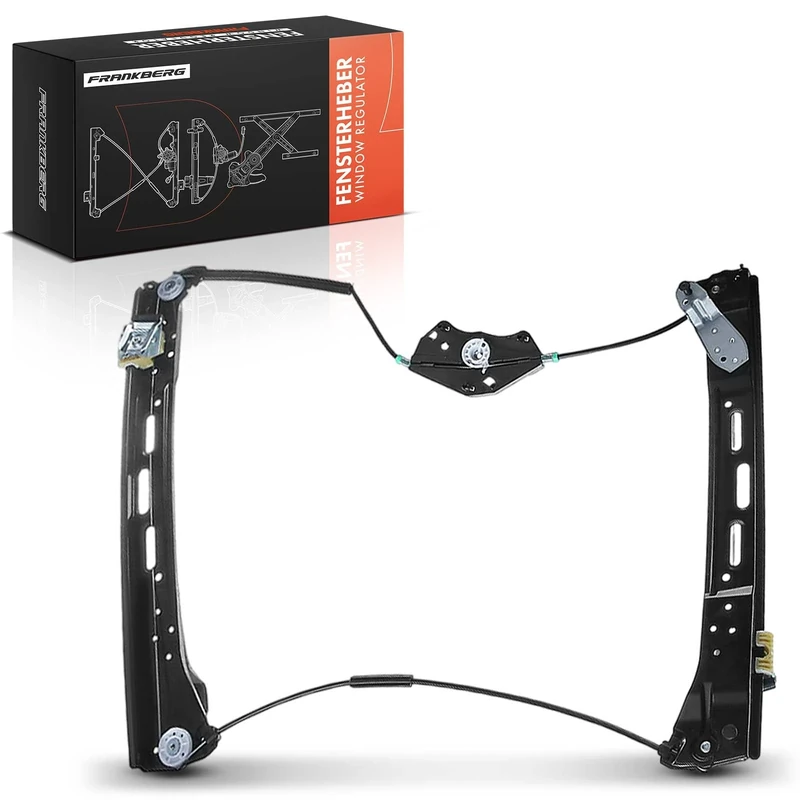 Frankberg Electric Window Regulator Without Motor Front Right Compatible with Sharan 7N MPV Year of Manufacture 2010-2018