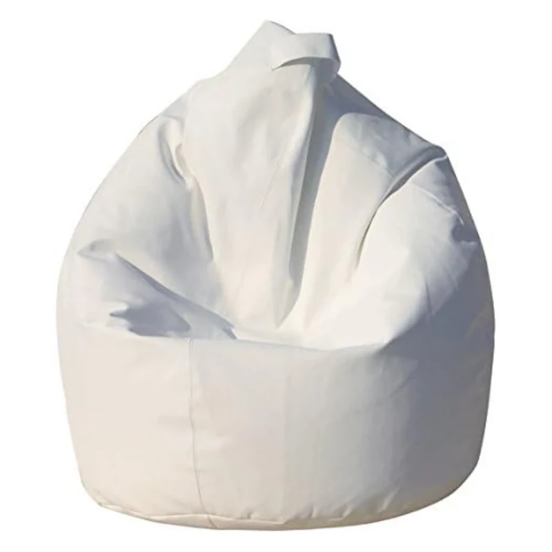 Esidra Talamo Italia - Elegant bean bag, white color, Measurements 80 x 120 x 80 cm
