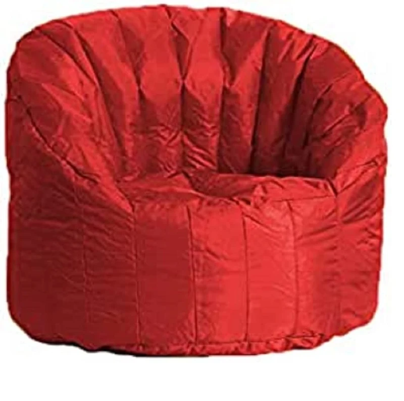 Esidra Talamo Italia - Round upholstered armchair, red color, Measurements 80 x 80 x 80 cm