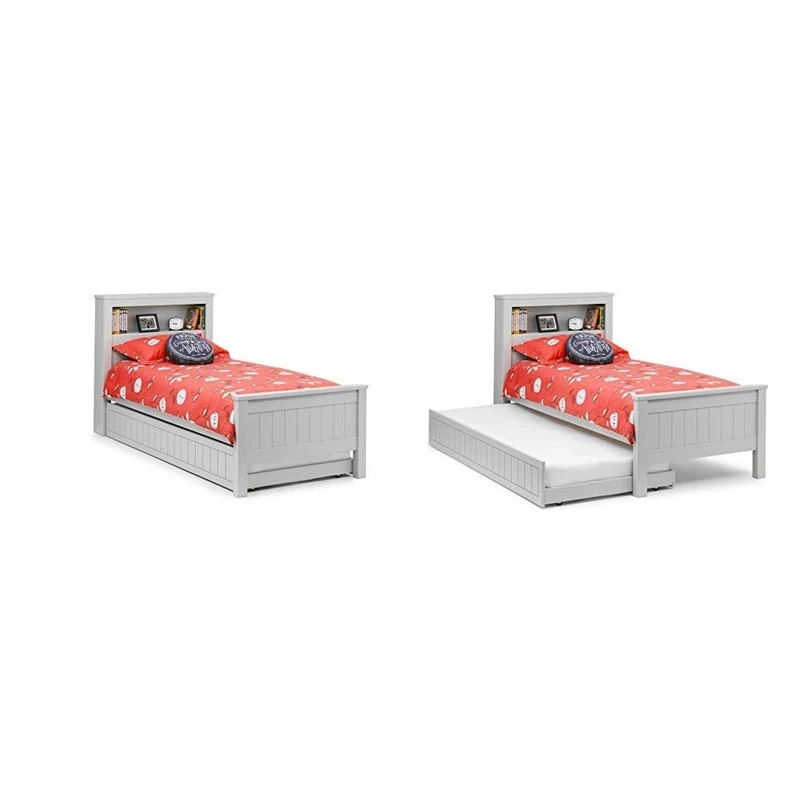 SET OF MAINE BOOKCASE BED AND UNDERBED DOVE GREY