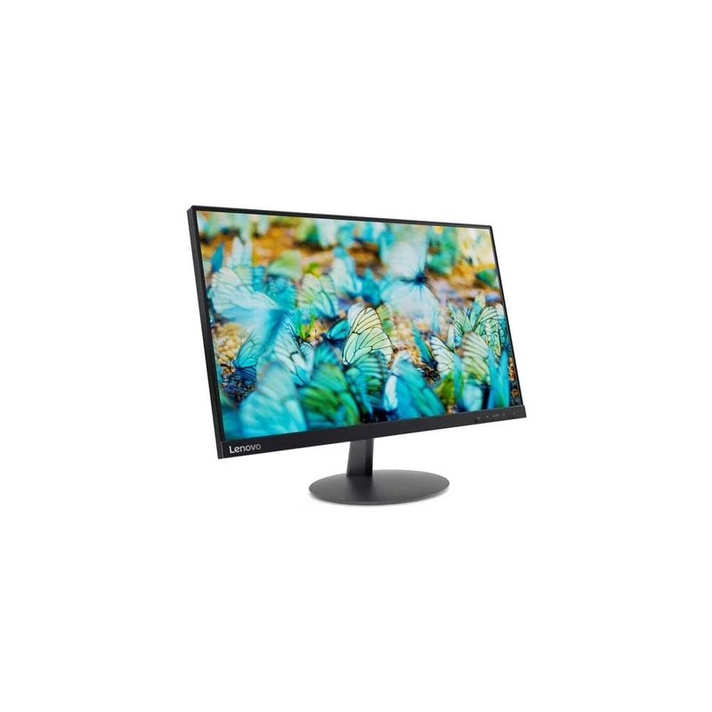 Lenovo L24e 23.8 Inch FHD Monitor (VA Panel, 4 ms, HMDI, VGA) Quick Release Tilt Screen, Black