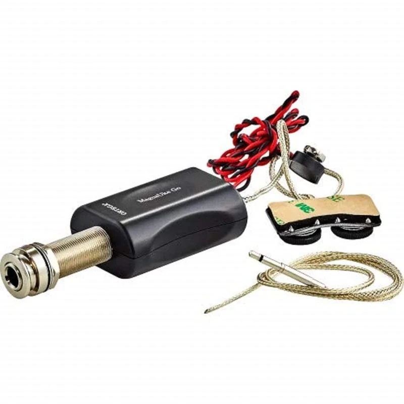 ORTEGA ukulele preamp set with built in tuner - incl. 4 Element piezo bar (MAGUSUKE)