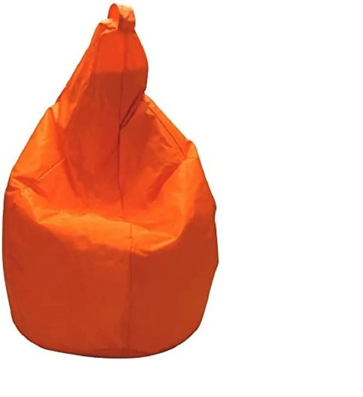 Esidra Talamo Italia - Solid color bean bag, orange color, Measurements 80 x 120 x 80 cm