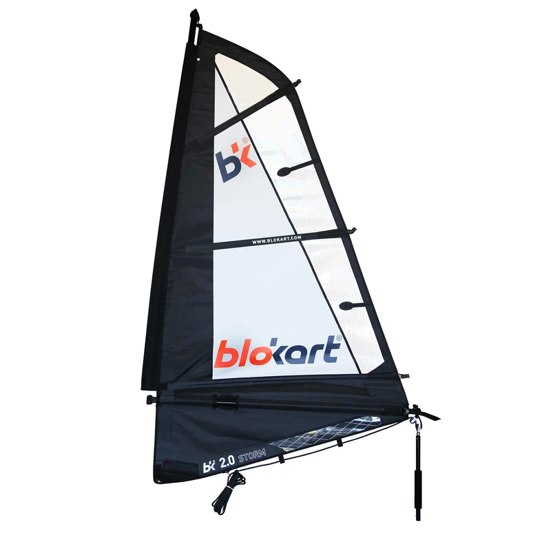 Blokart Sail Complete 2.0 m Black/White Unisex Adult, Black/White, 2 m2