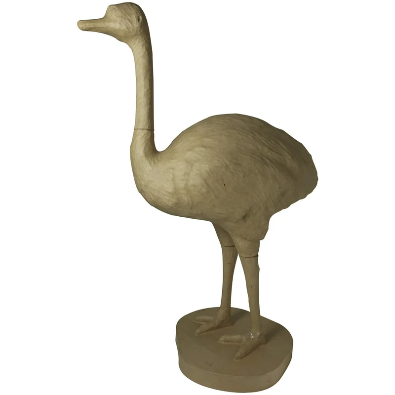 Décopatch - Ref XLA33C - Ostrich - Extra Large Papier Mache Object to Decorate - 111 x 71 x 44cm - Decorate with Décopatch Papers & PaperPatch Glue, Glitter, Paints - Image 1