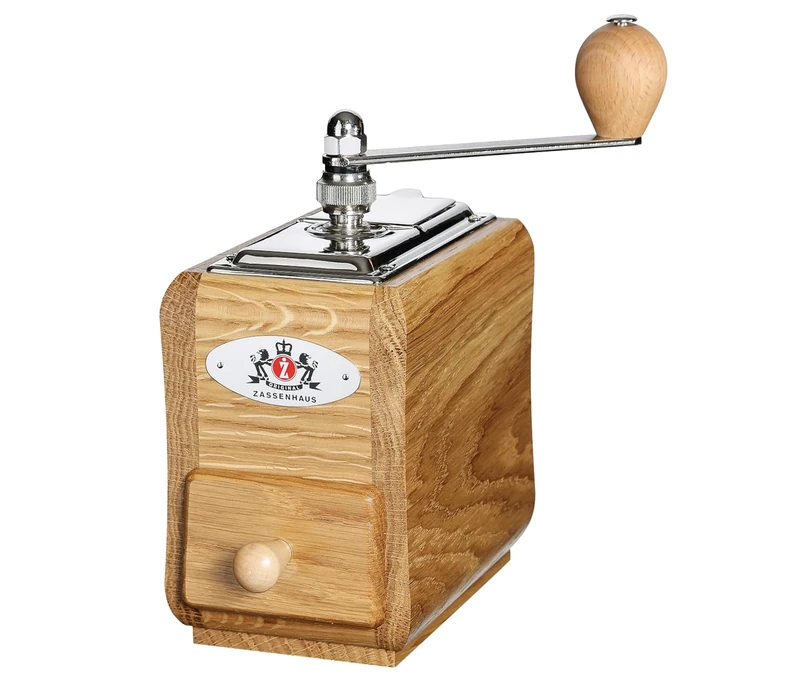 Zassenhaus 040227 Hand Coffee Grinder Oak Wood