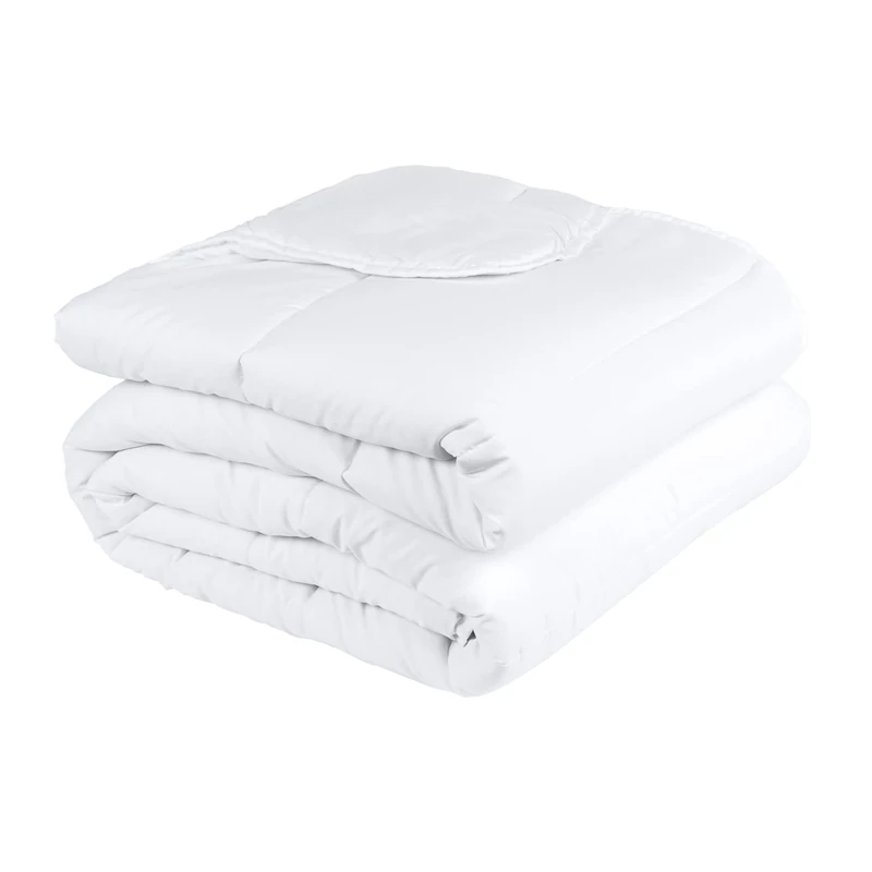 Pikolin Home RF07240PK260BLA Summer Duvet, Duvet Filling 260 x 240 cm, Fibre 150 g Anti-dust mite, Breathable, Light and Soft, White, Bed 180-260 x 240 cm