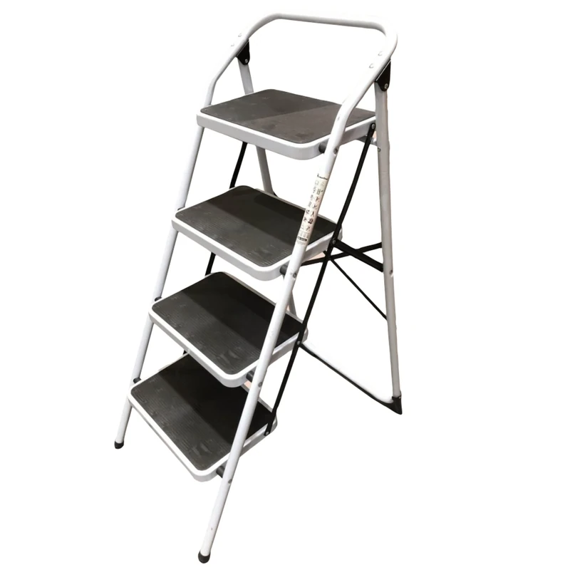 Homelux 411756 Stool Steel 4 Runners, Foldable