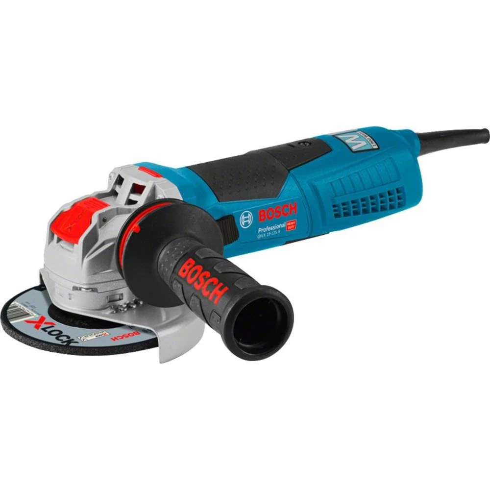 Bosch Professional GWX 19-125 S angle grinder (1900 W, for X-LOCK accessories, disc diameter: 125 mm, incl. anti-vibration handle, protective guard, in carton)