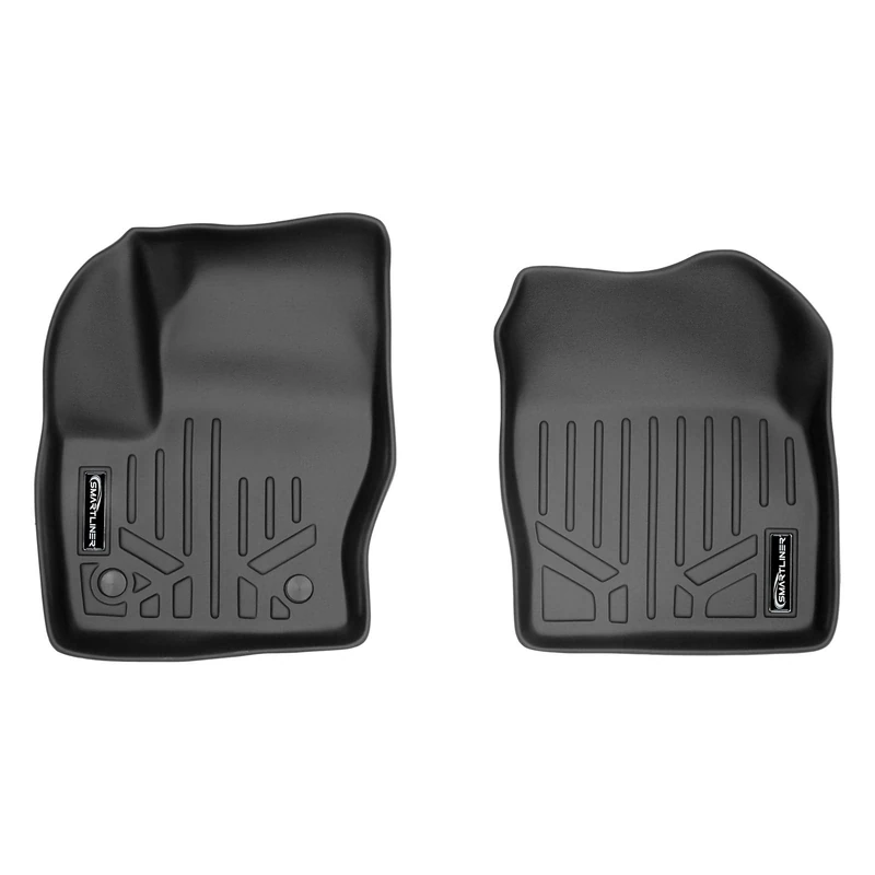 SMARTLINER Custom Fit Floor Mats 1st Row Liner Set Black for 2013-2019 Ford Escape / 2013-2018 C-Max / 2015-2016 Lincoln MKC
