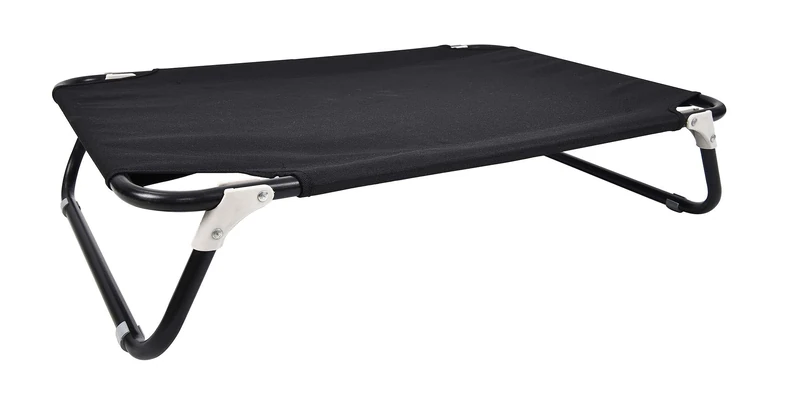 “Sogni e Capricci” Folding Elevated Pet bed, Black, 105 x 65 x 18 cm