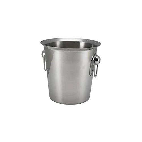 Stainles Steel Wine Bucket With Ring Handles