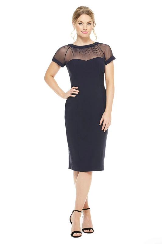 Maggy London The Illusion Dress - Blue - 20