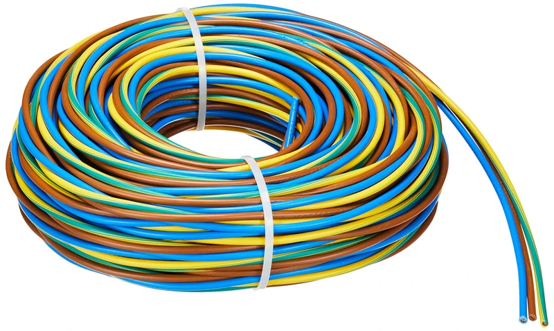 Electraline 25151 Unipolar Cable N07V-K, Section 1x2.5 mm, 25 mt