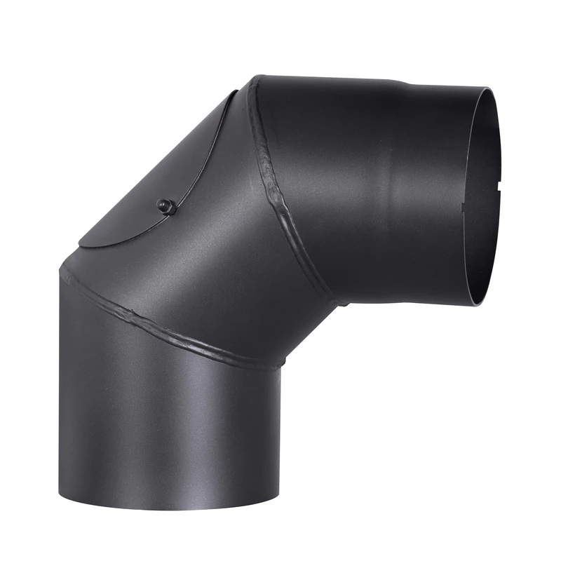FIREFIX R150/BT Stove Pipe Bend Black