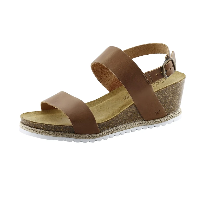 Bearpaw Women's Yasmin Sling Back Sandals, Brown (Natural (120) Natural (120), 4 UK