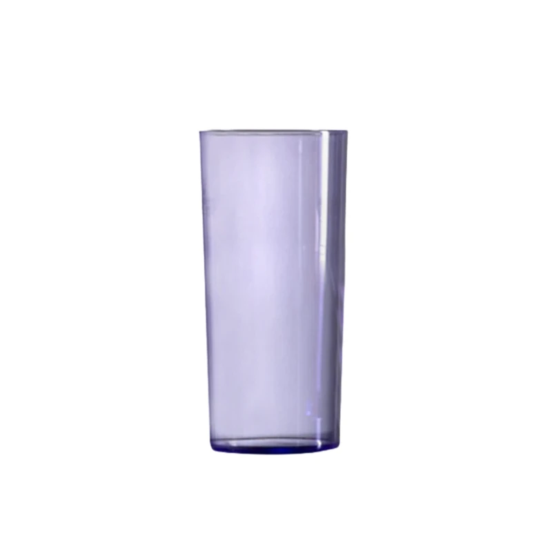 BB Plastics, Econ Polystyrene HiBall Tumblers CE Neon Purple 10oz / 284ml, Reusable Plastic Glasses, Case of 48