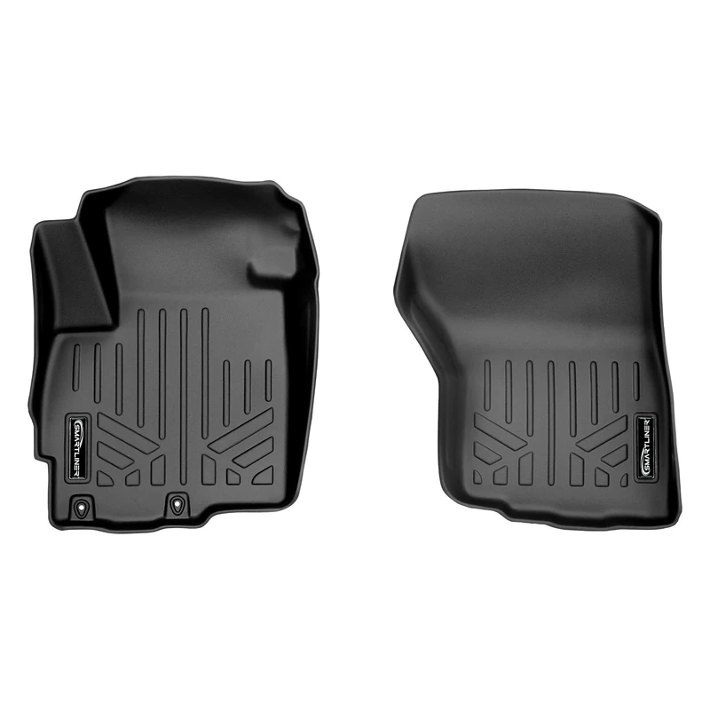 SMARTLINER Custom Fit Car Floor Mats 1st Row Liner Set Black for 2011-2020 Mitsubishi OutlanderOutlander Sport