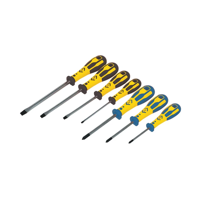 Dextro Screwdriver Slotted & Pzd Set of 7