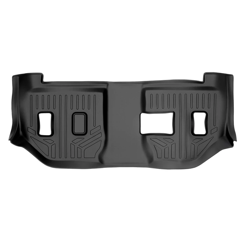 SMARTLINER Custom Fit Floor Mats 3rd Row Liner Black for 2nd Row Bench Seat 2015-2020 Suburban/GMC Yukon XL/Escalade ESV