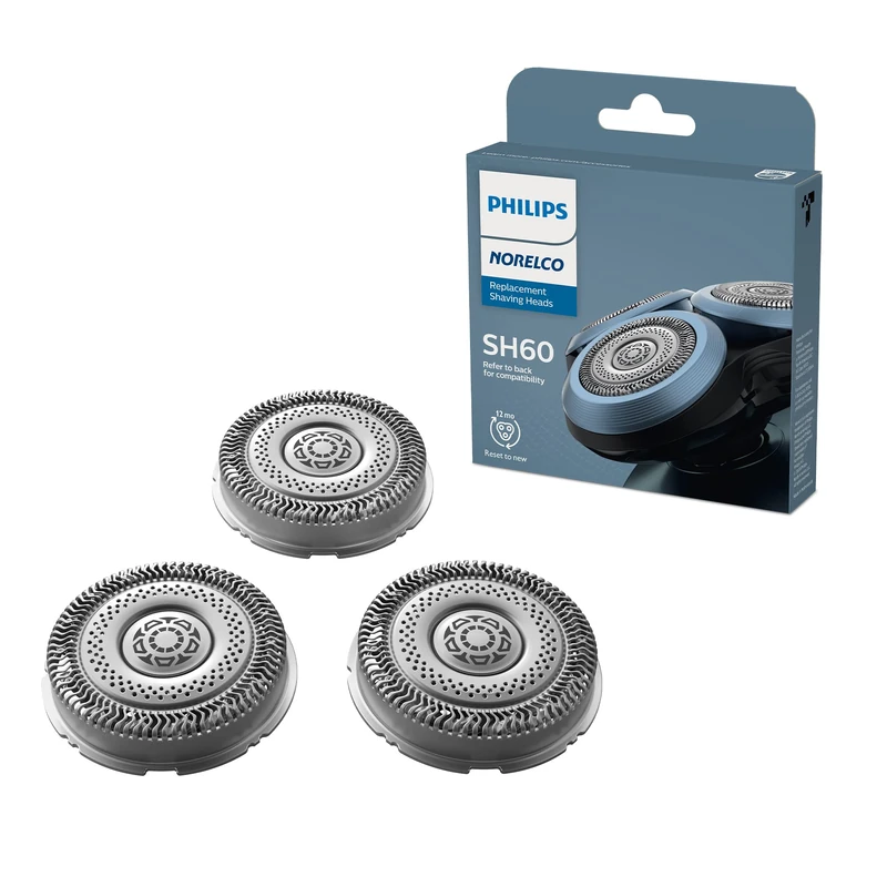Norelco SH60/72 Replacement Heads for Series 6000 Shavers