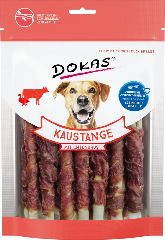 DOKAS Chew Stick - Grain-Free Premium Chew Snack for Dogs Pack of 9 (9 x 200 g)
