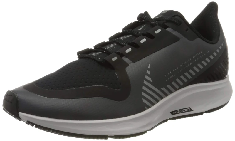 Nike Air Zoom Pegasus 36 Shield, Women’s Running Shoe, COOL GREY/SILVER-BLACK-VAST GR, 5 UK (38.5 EU)