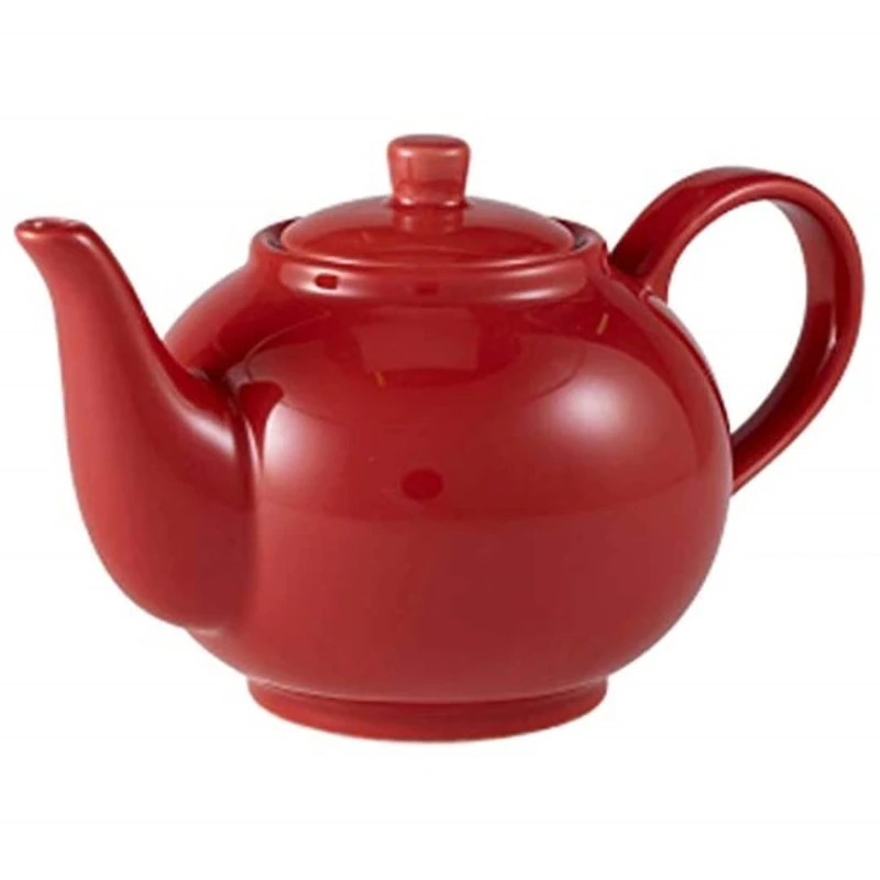 Genware BJ740 Royal Teapot 45cl Red