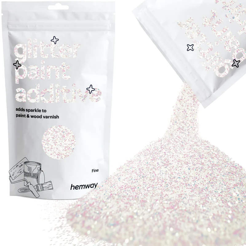 Hemway Iridescent Glitter Paint 100g - Sparkle Emulsion & Varnish