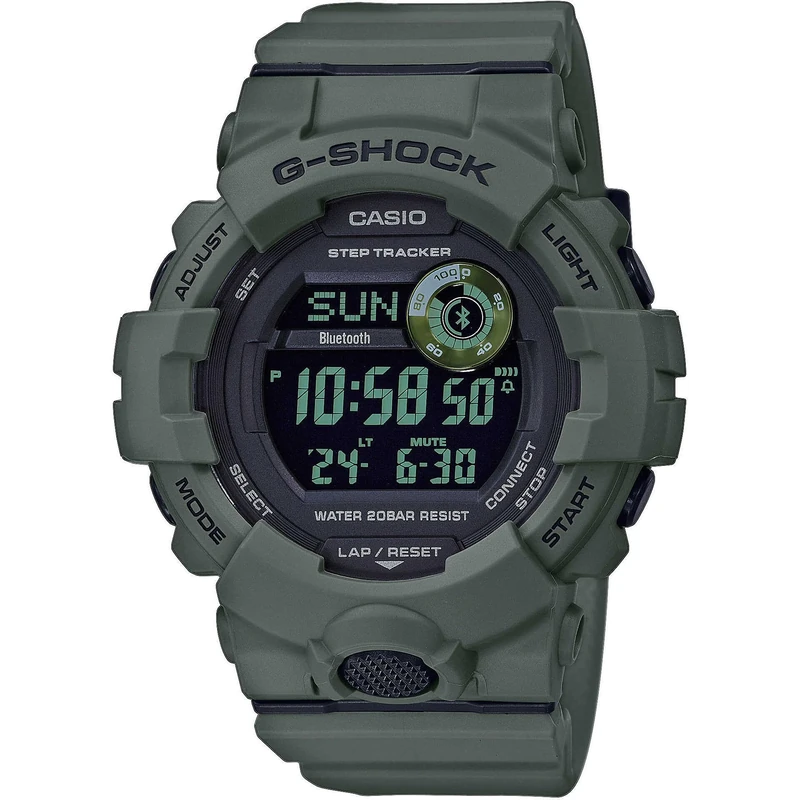 Casio Mens Digital Watch, Digital Display and Resin Strap GBD-800UC-3ER