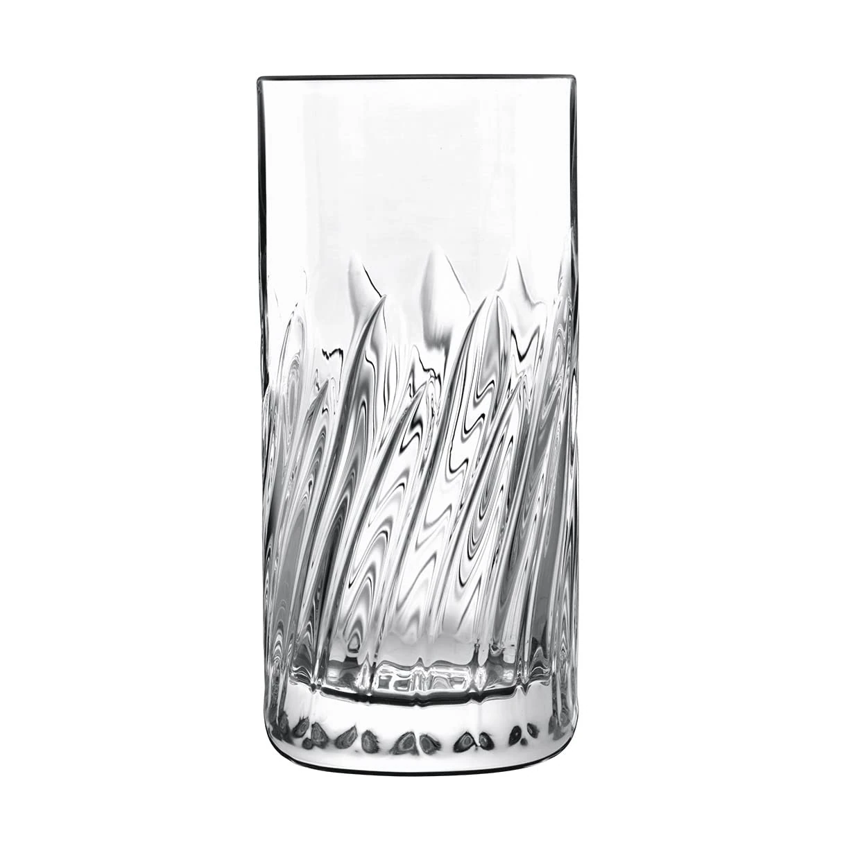 Luigi Bormioli Crystal Titanium Reinforced 6 Count 68ml Shot Glasses - Dishwasher Safe - Made in Italy, Transparent/Green