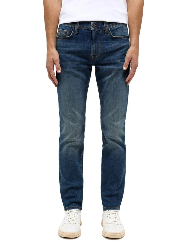 MUSTANG Men's Style Vegas Slim Jeans, Blue, 36 W/30 L