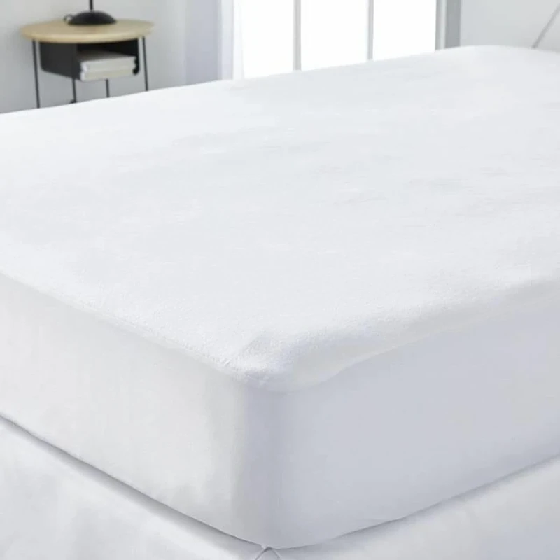 TODAY Waterproof Mattress Protector 140/190 Anti Dust Mite, Cotton, White