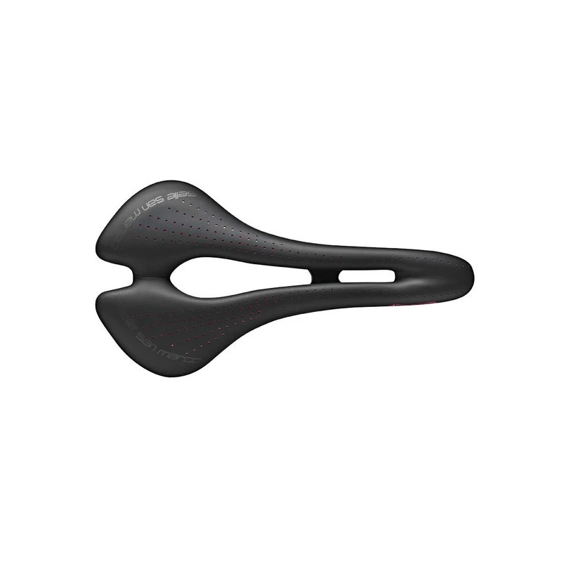Selle San Marco Aspide Supercomfort Racing Saddle Black/Pink Wide (L3)