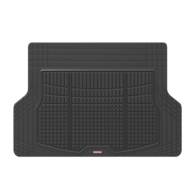 Motor Trend Premium FlexTough All-Protection Cargo Mat Liner – w/Traction Grips & Fresh Design, Heavy Duty Trimmable Trunk Liner for Car Truck SUV, Black (OF-985-BK)