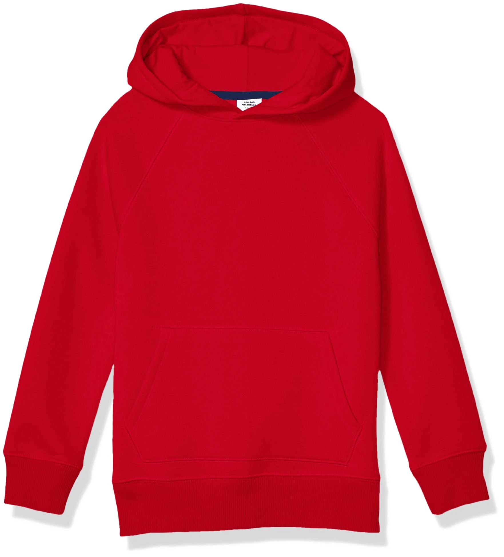 Amazon Essentials Boys' Fleece Sweater Hoodie Sweatshirts, Red, 11-12 Years