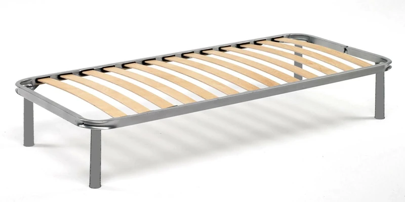 Talamo Italia - Single bed base Manila, Orthopedic base in birch plywood with 13 slats, 100% Made in Italy, Cm 80x190h 34,