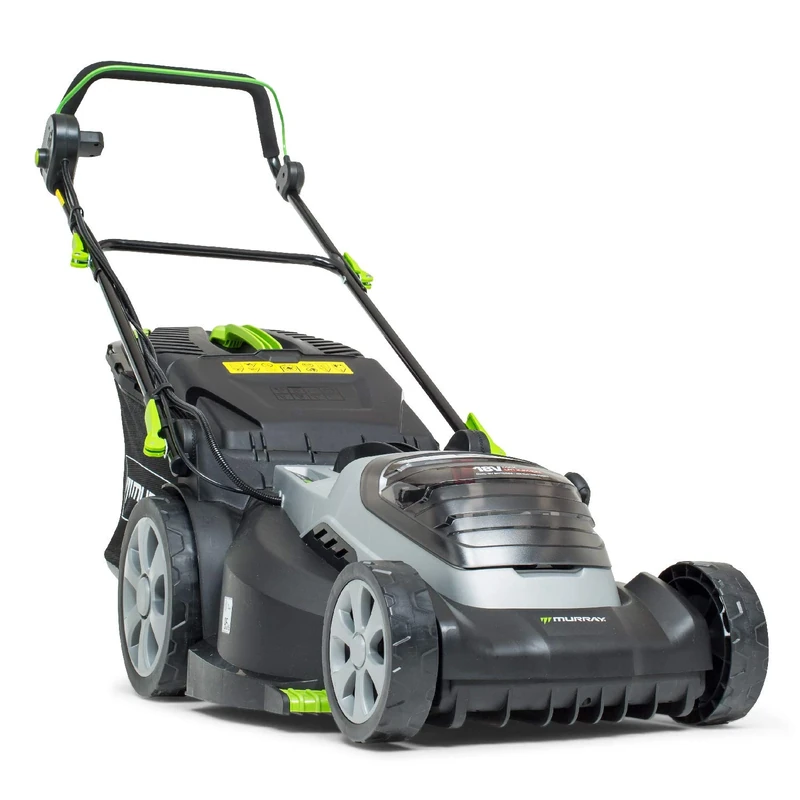 Murray 2x18V (36V) Lithium-Ion 44cm Cordless Lawn Mower IQ18WM44, Powered by Briggs & Stratton, up to 640 m2, Including 2x 5Ah Battery and Dual Charger, 5 Years Warranty