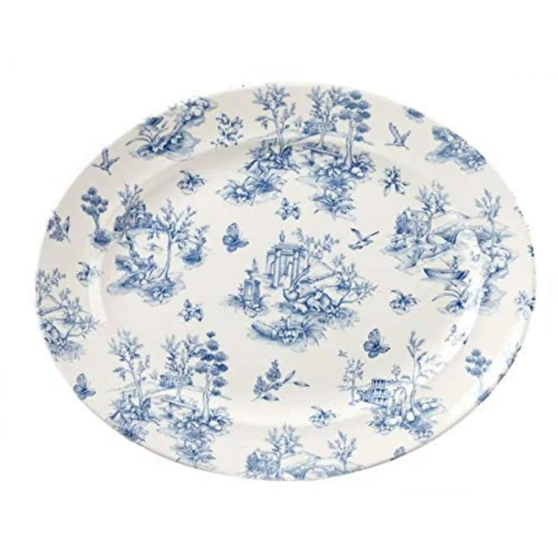 Churchill CB432 Vintage Prints Prague Toile Dish 36.5cm