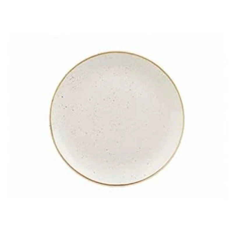 Churchill BH026 Stonecast White Evolve Coupe Plate 10.25 inch