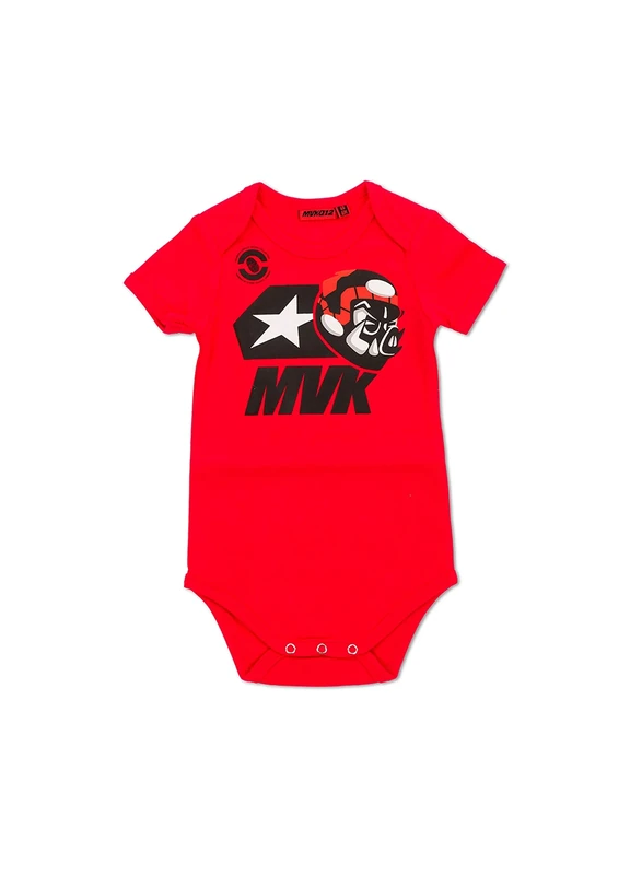 Maverick Vinales,BABY OVERALL,BAMBINO,RED,24M