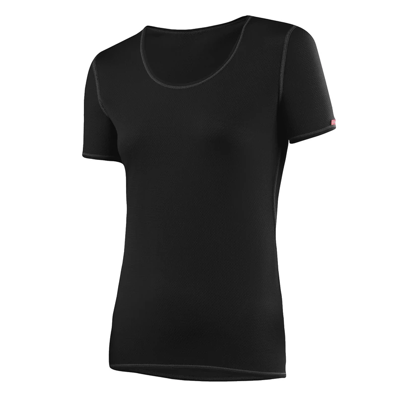 LÖFFLER Women's Da. Shirt Ka Transtex Light T, Womens, T-Shirt, 22605, Black, 40