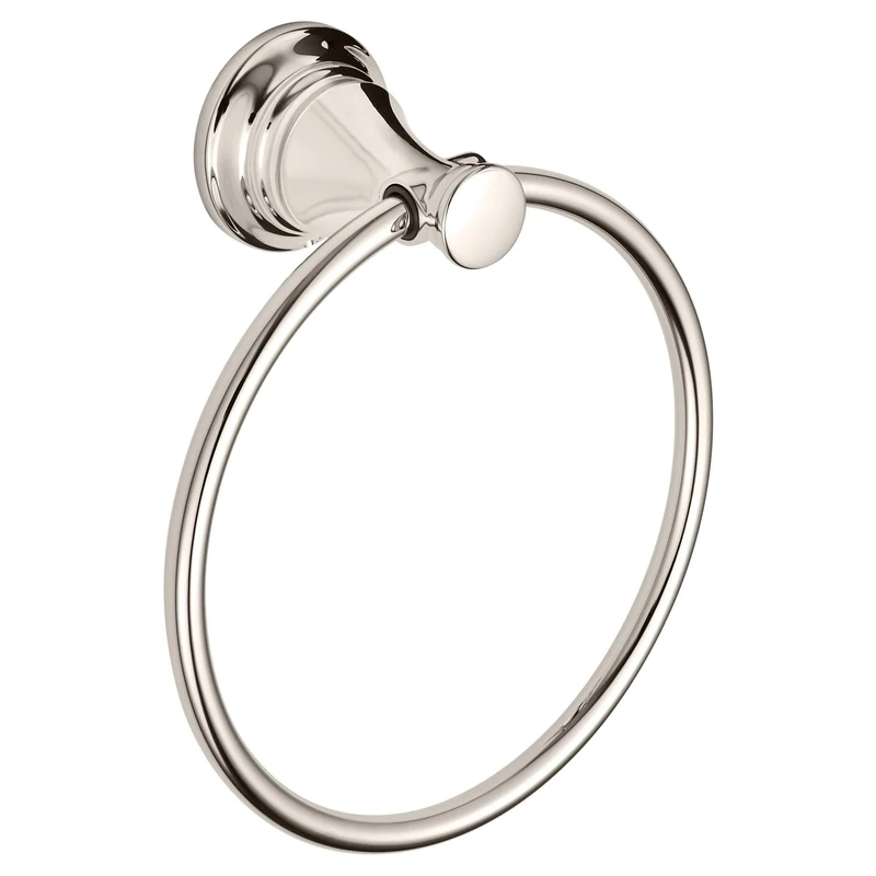 American Standard 7052190.013 Delancey Towel Ring, Polished Nickel