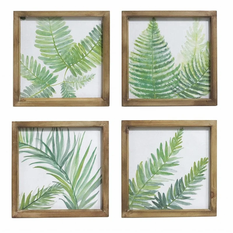 All Chic Set of 2 Corrugated Distressed Metal Farm Themed Cow & Hen Wall Decoration - Image 1